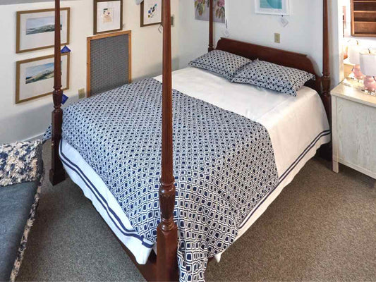 Baker Mahogany Queen Four Post Bed