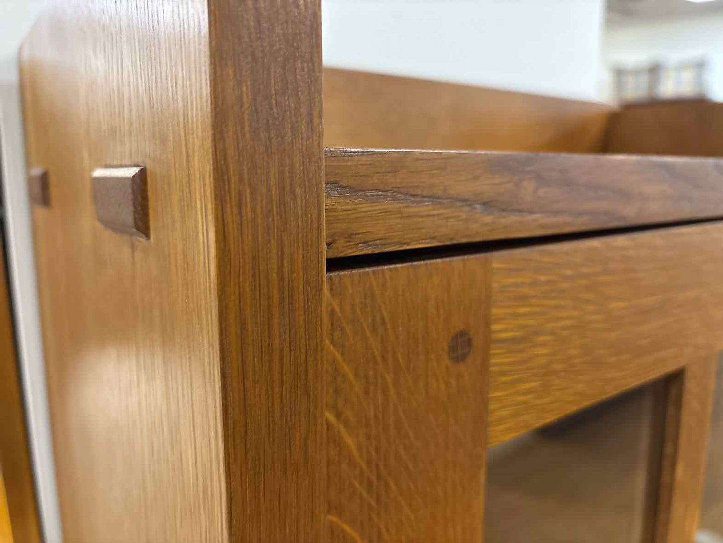 Stickley Single Door Bookcase in Oak