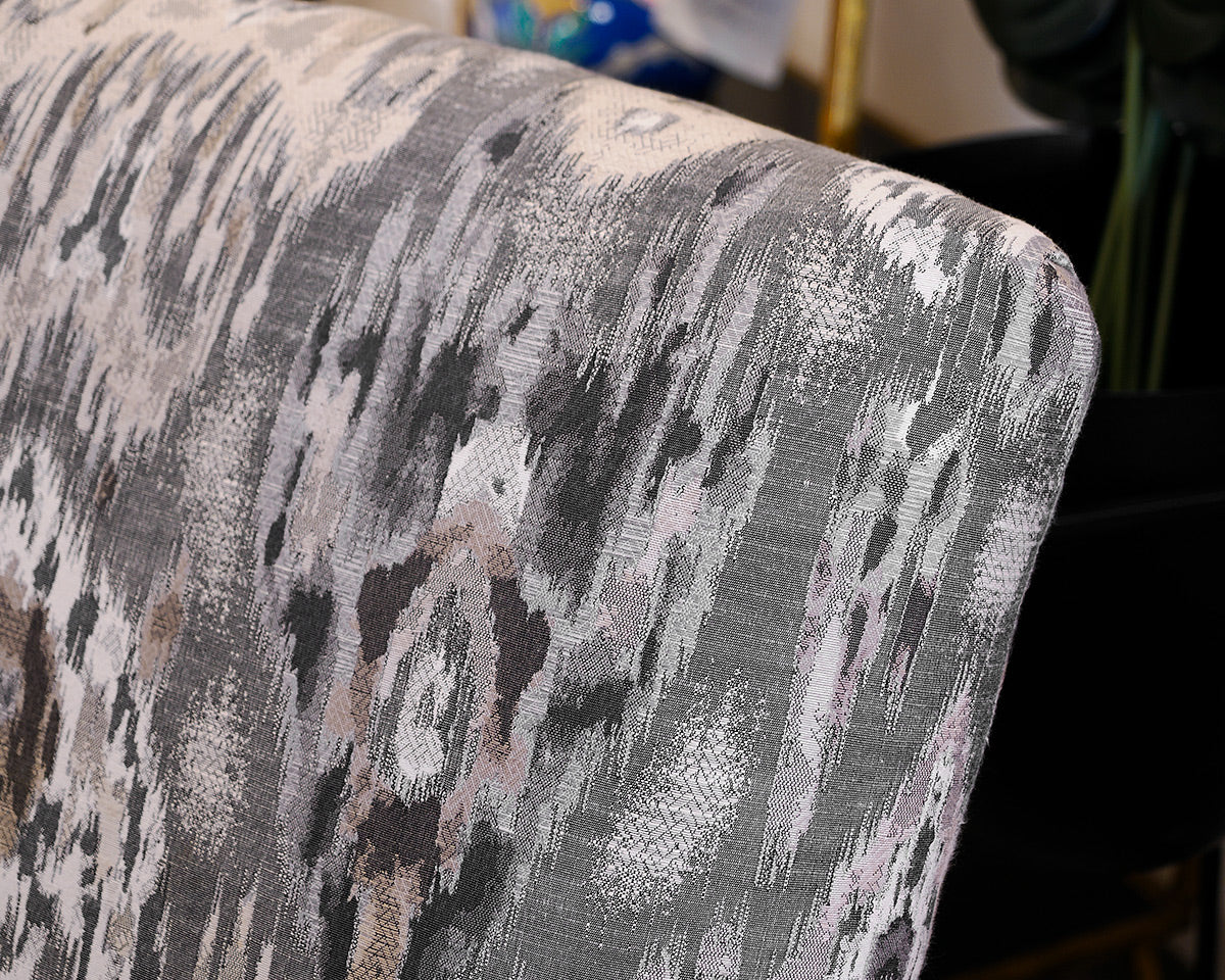 Arhaus Upholstered Chair and Ottoman