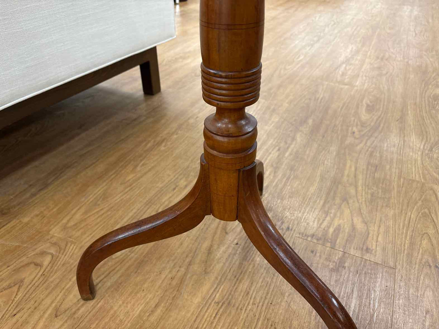 Cherry Pedestal Flip Top Table