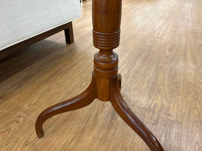 Cherry Pedestal Flip Top Table