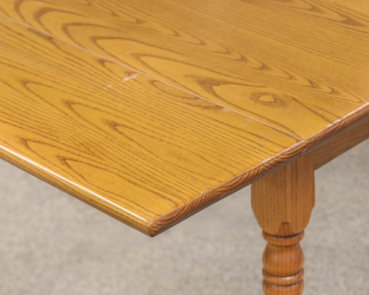 Athol Furniture Oak Drop Leaf Table and Chairs Set