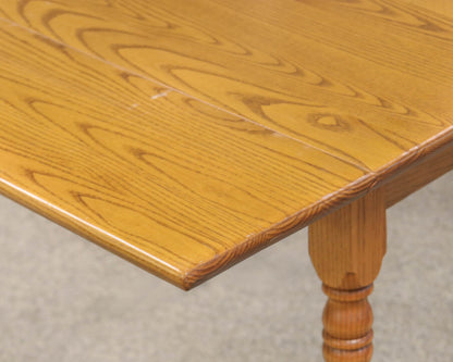 Athol Furniture Oak Drop Leaf Table and Chairs Set