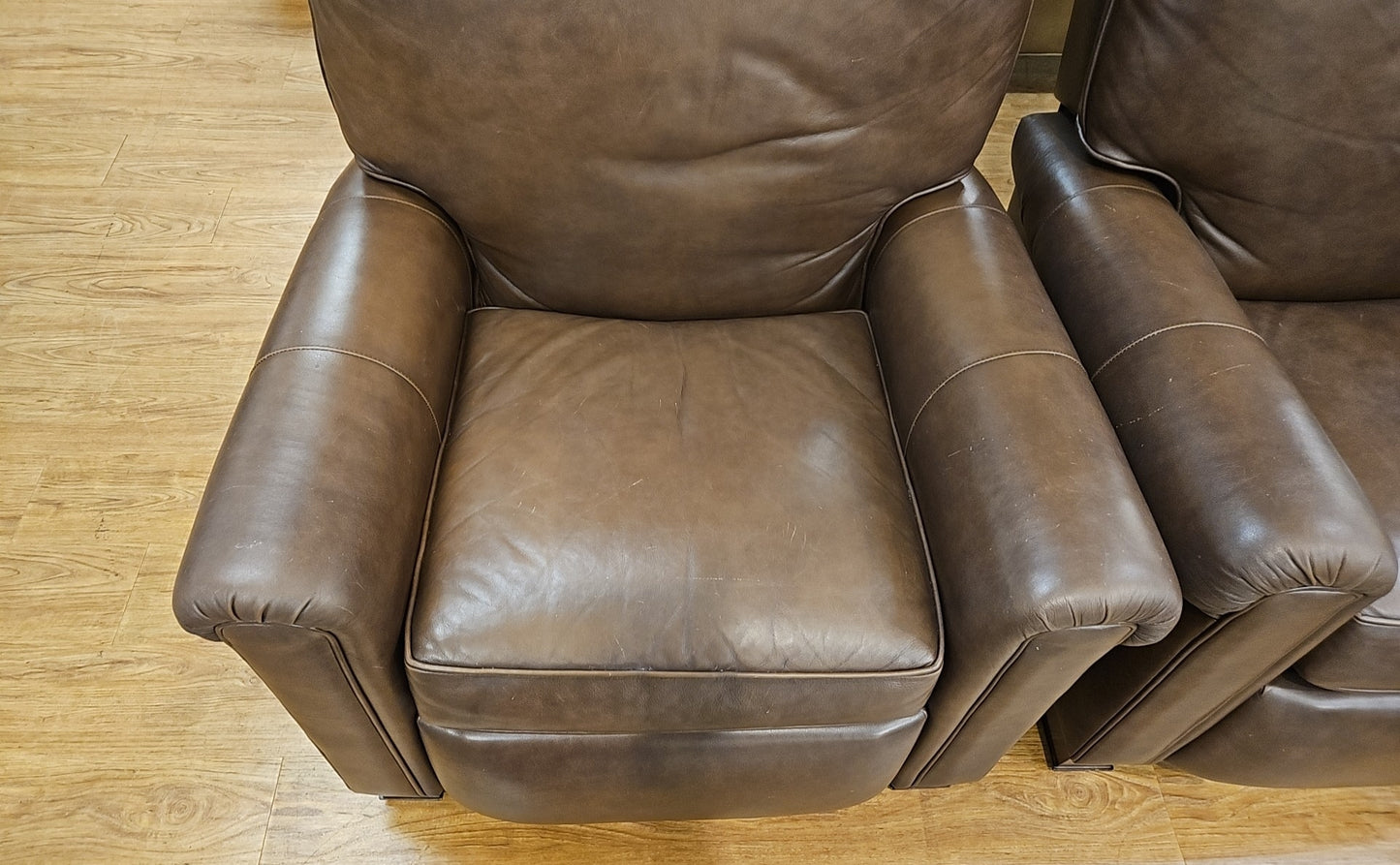 McNeilly Furniture Pair of Leather Recliners