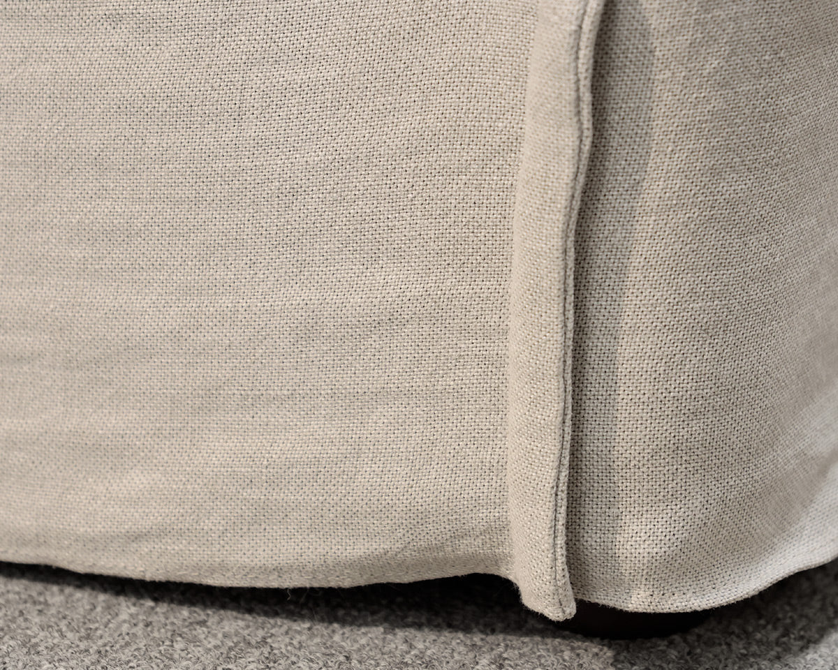 Neva L Shaped Linen Sectional