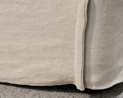 Neva L Shaped Linen Sectional