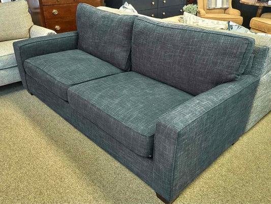 Pottery Barn 'Comfort Square Arm Grand' Sofa in Navy