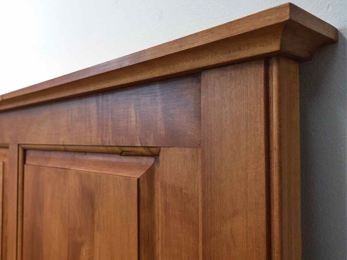 Solid Maple Queen Panel Bed