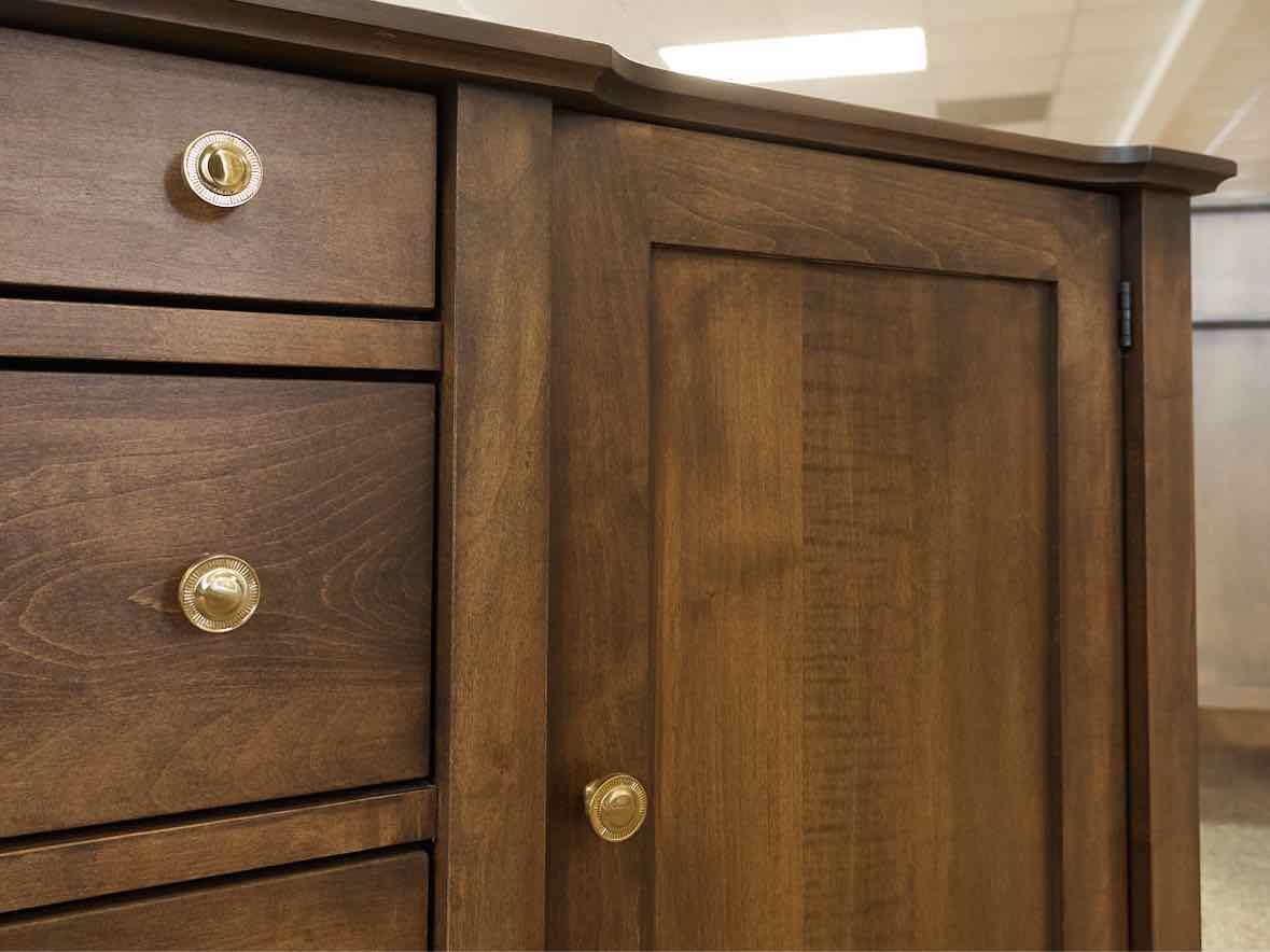 Gat Creek "Monaco" Credenza Cabinet in Classic Bean Finish
