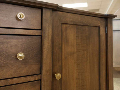 Gat Creek "Monaco" Credenza Cabinet in Classic Bean Finish