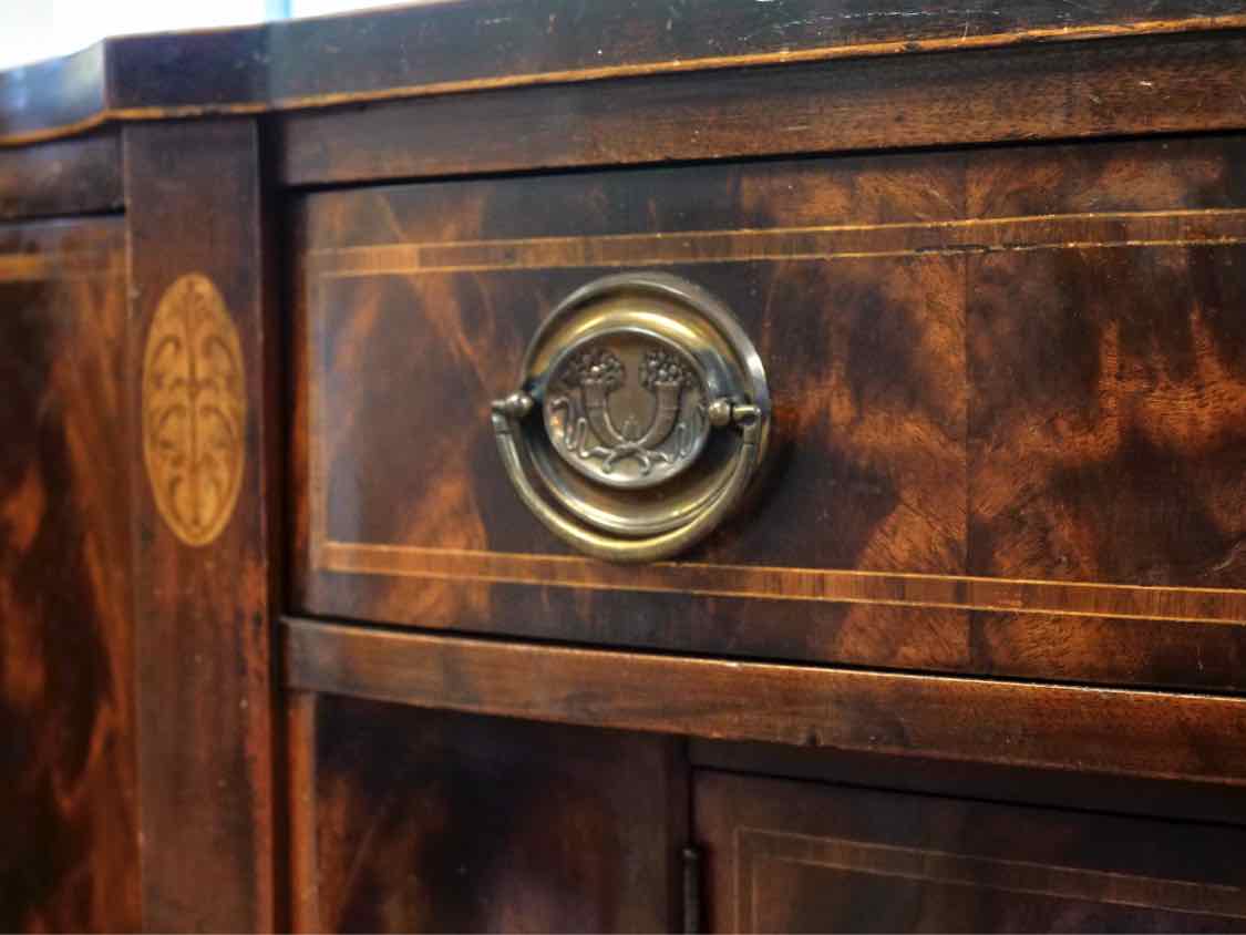 Banded Mahogany Server