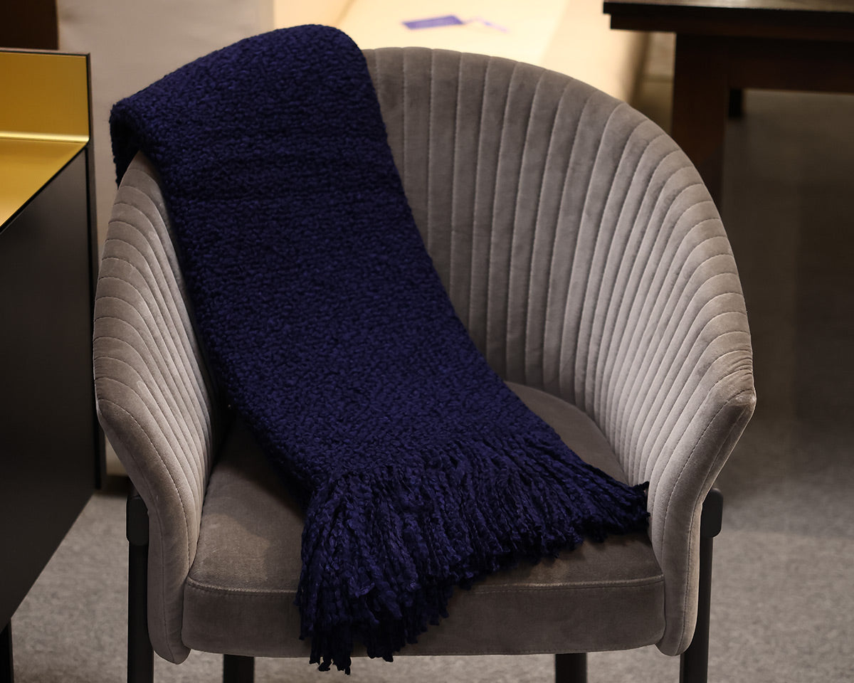 Bedford Collection Campbell Throw - Midnight