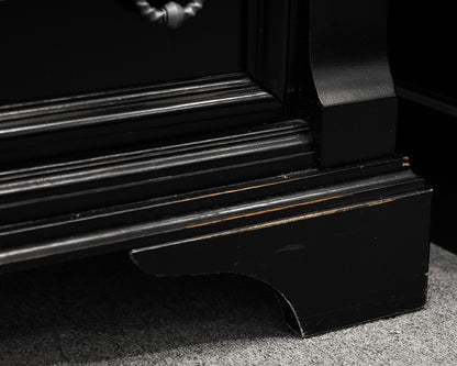 Black 5 Drawer Chest