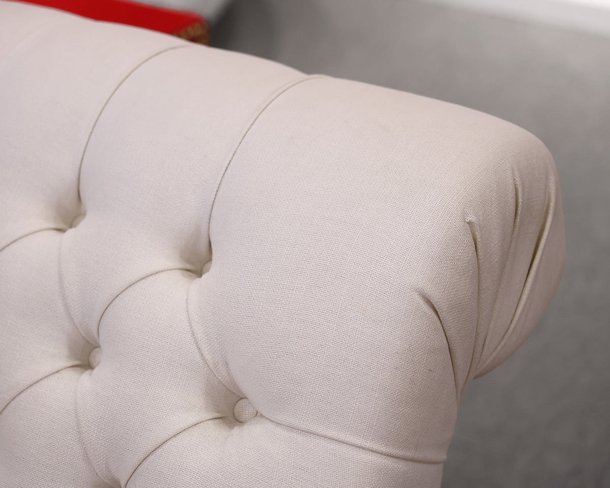Pottery Barn Tufted Lounge Chair
