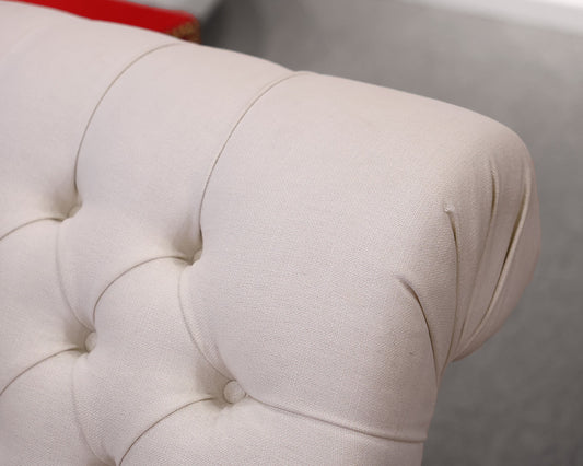 Pottery Barn Tufted Lounge Chair