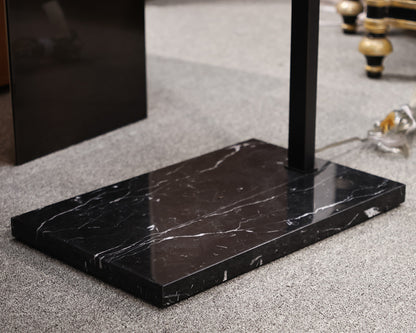 Marble Base Arching Floor Lamp