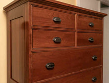 Mission Style Cherry 8 Drawer  Chest