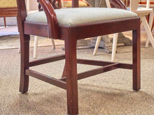 Baker Mahogany Chippendale Revival Arm Chair