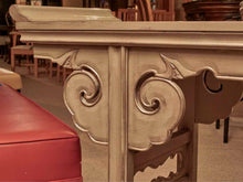 Baker Alter Console In Silver Gray Finish