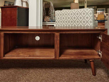 Article 'Seno' Walnut 2 Door 2 Shelf  Low  Media Furniture