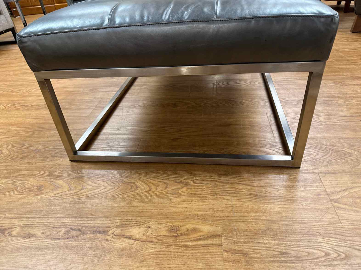 Jonathan Louis 'Copley' Leather Ottoman