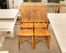 Set of 6 Gat Creek Addison Dining Chairs in Cherry with Natural Finish