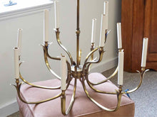 Grag Studios Antiqued Brass Twelve Light Chandelier