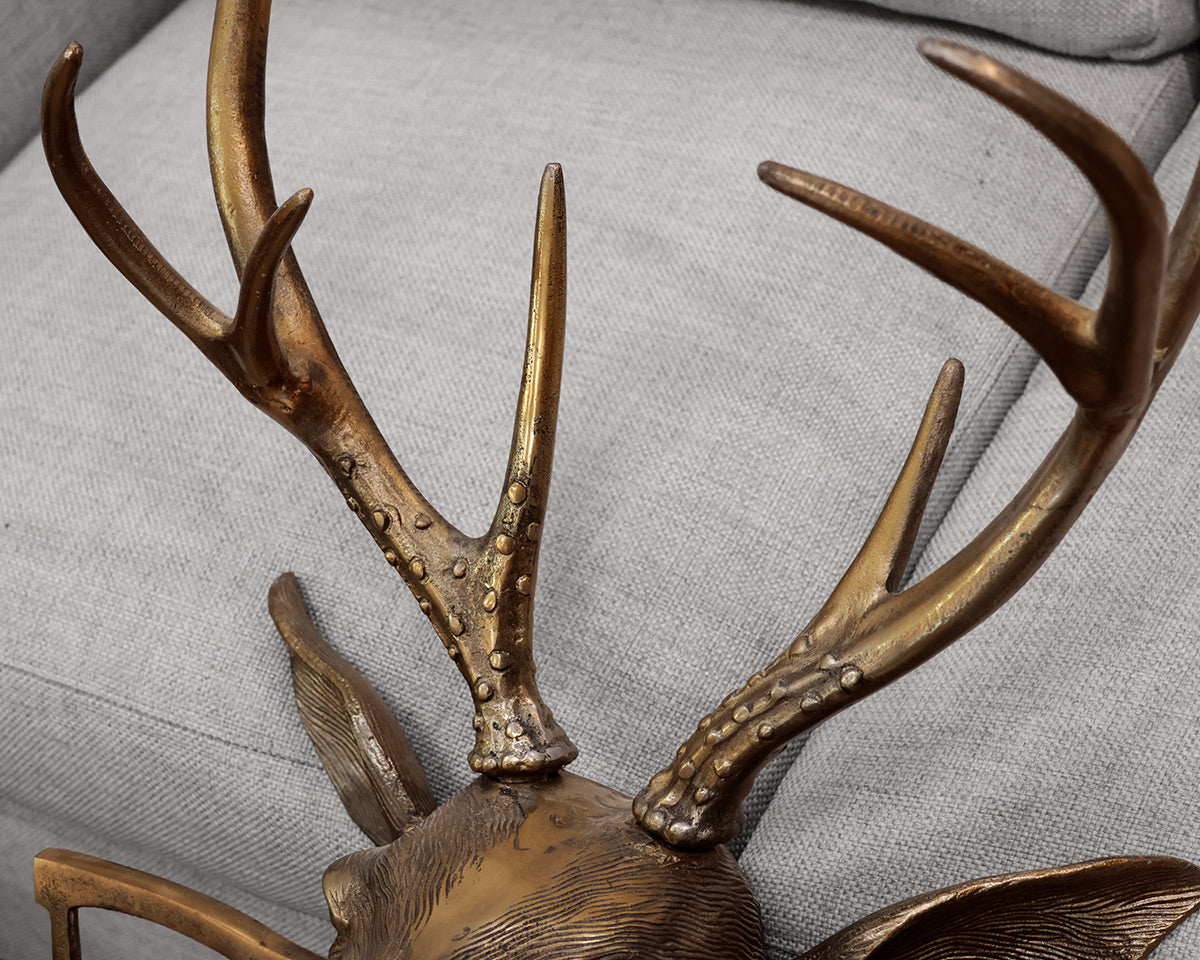 Eric + Eloise "Frankie" Deer Head Wall Decor