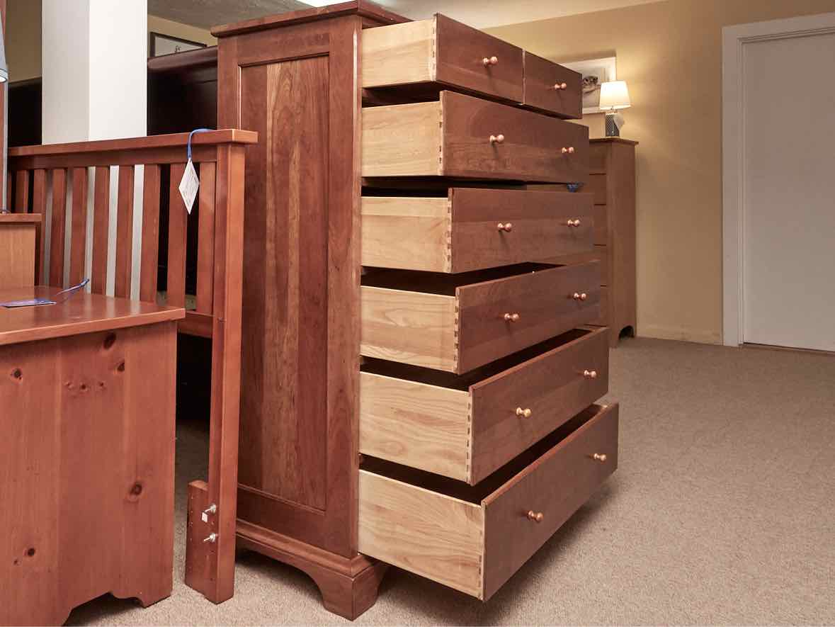 Durham  Cherry Shaker Style 7 Drawer Chest