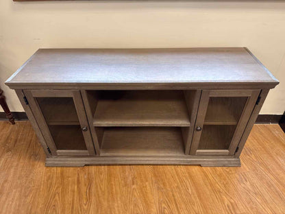 Weathered Wood Media Console