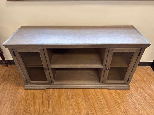 Weathered Wood Media Console