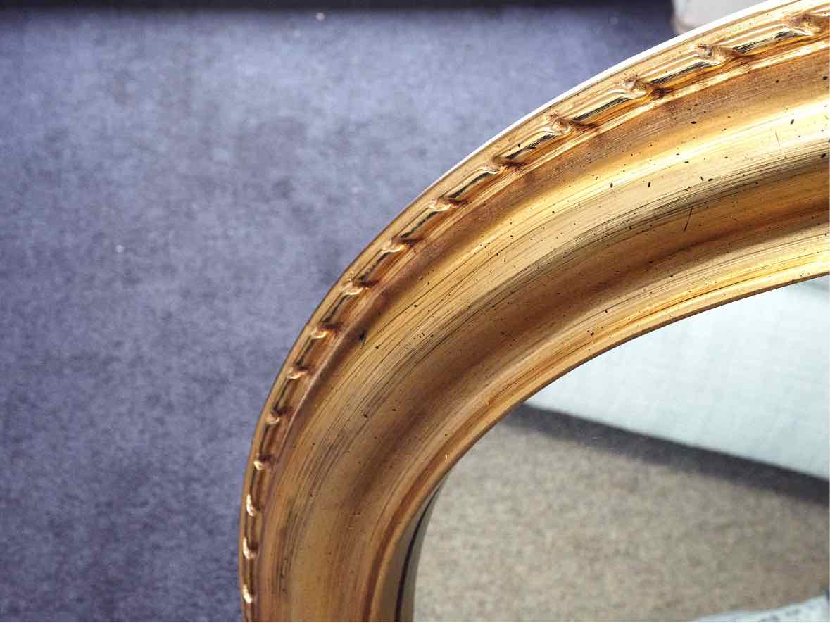 Brass Oval Mirror