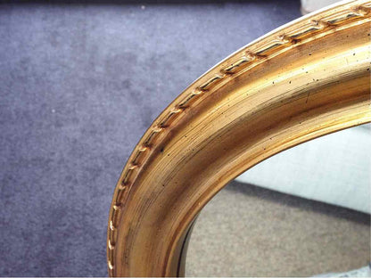 Brass Oval Mirror