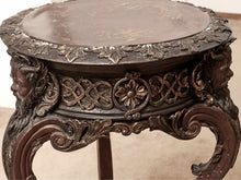 Bronze Ornate Pedestal With Metal Top