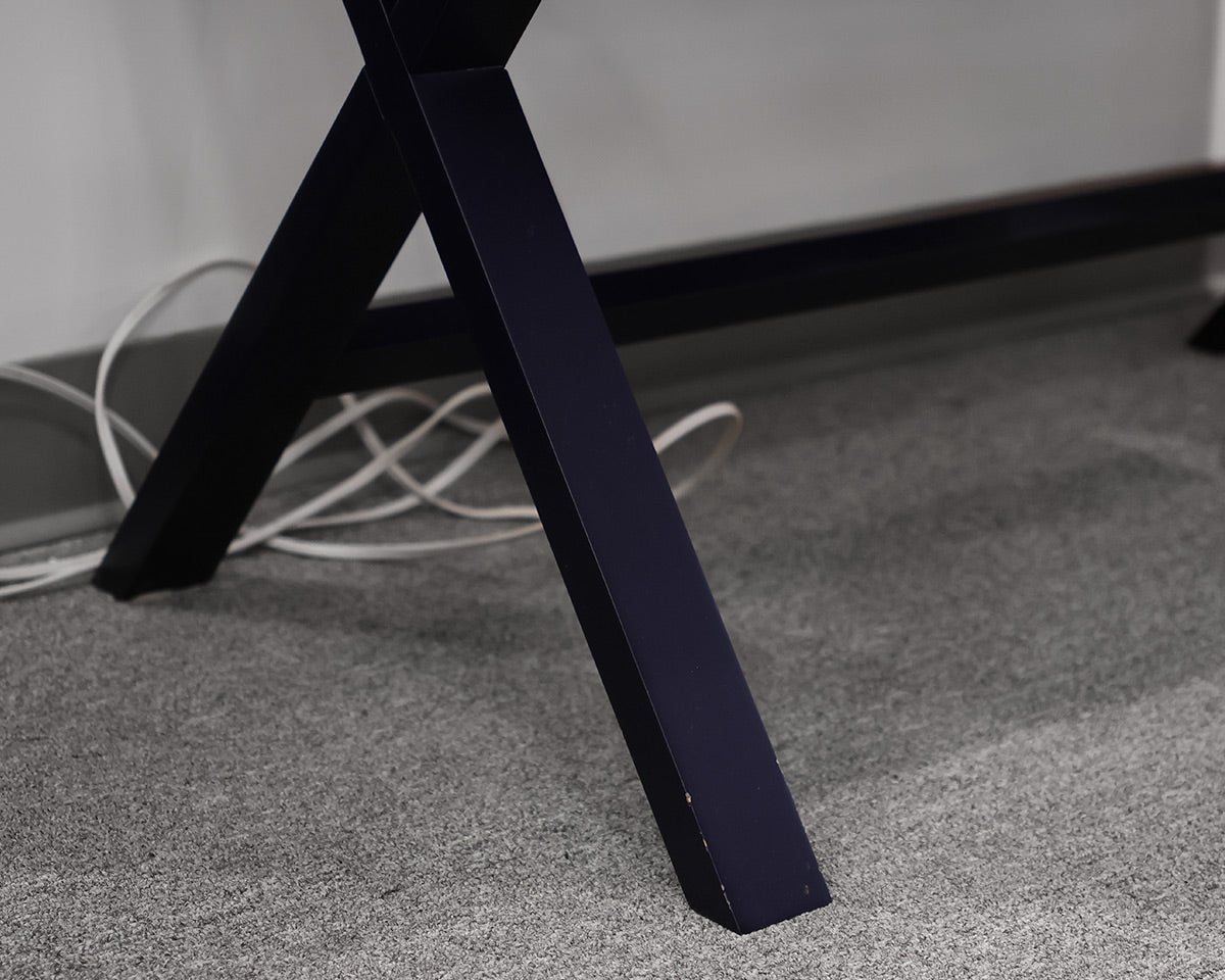 Crate & Barrel Navy Desk
