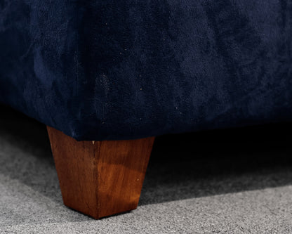 Simplicity Sofa Two-Cushion Blur Microsuede Sofa