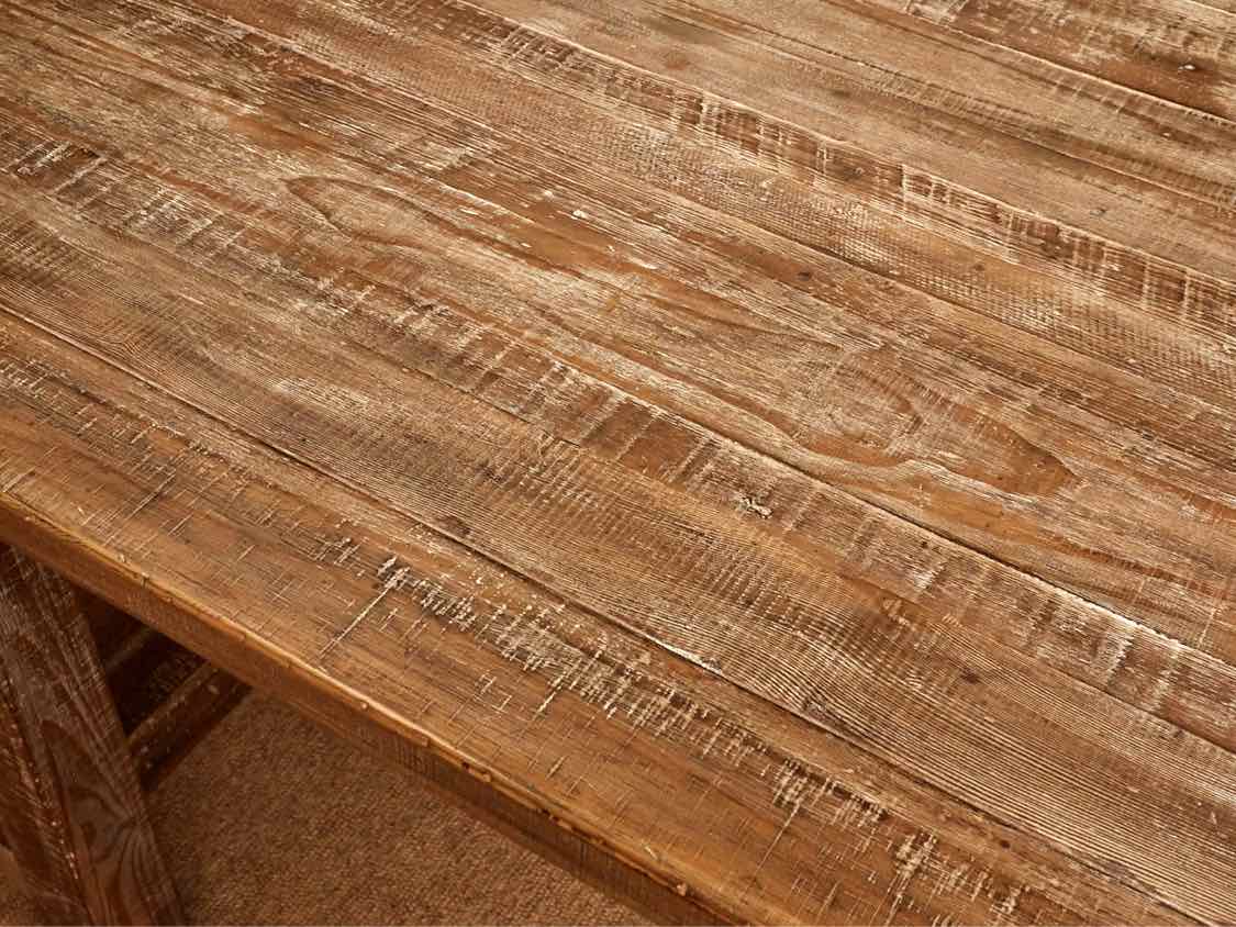 Rustic Driftwood Finish High Top Table &  6 Chair Set