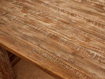 Rustic Driftwood Finish High Top Table &  6 Chair Set