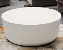 CB2 Cap 35" Ivory Cement Cocktail Table