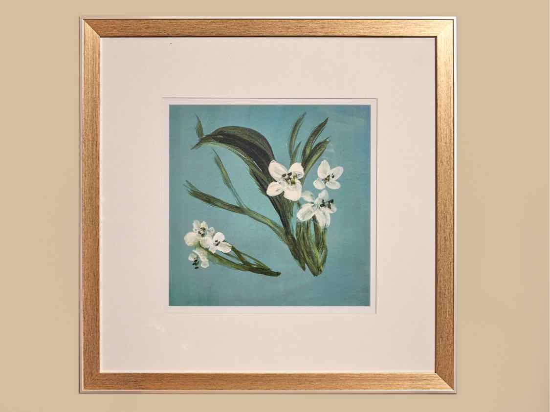 'White Tropicals' Framed Print 2/2