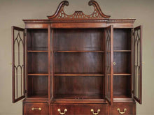 Union National Inlaid Mahogany Breakfront
