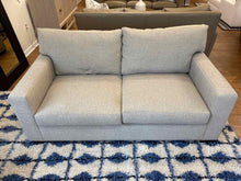 Crate & Barrel 'Axis' Sofa w/Storage Ottoman