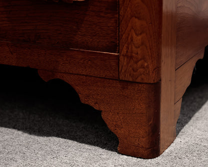 2 Piece Vintage Oak Secretary Desk