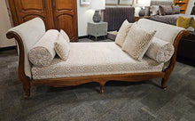 French Daybed in Cheetah Print Upholstery