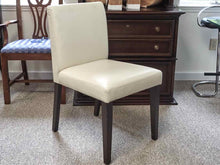 Set of Six West Elm Faux Leather Dining Chairs