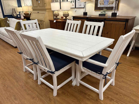 Polywood 'Oxford' Farmhouse Outdoor Dining Set