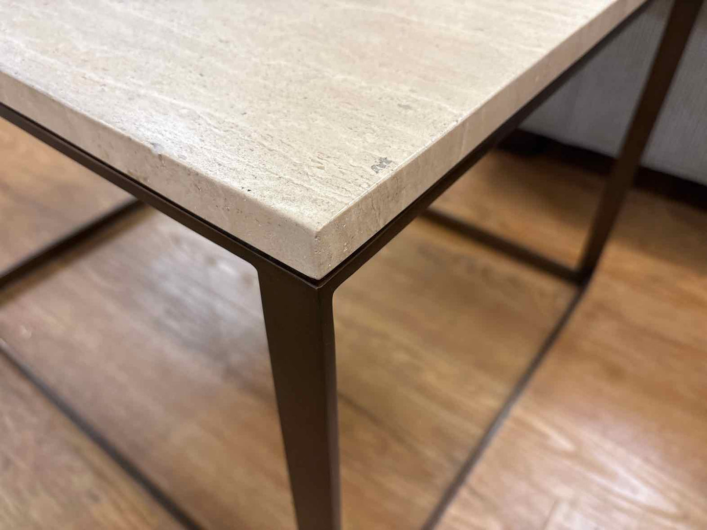 Mitchell Gold + Bob Williams Travertine Side Table