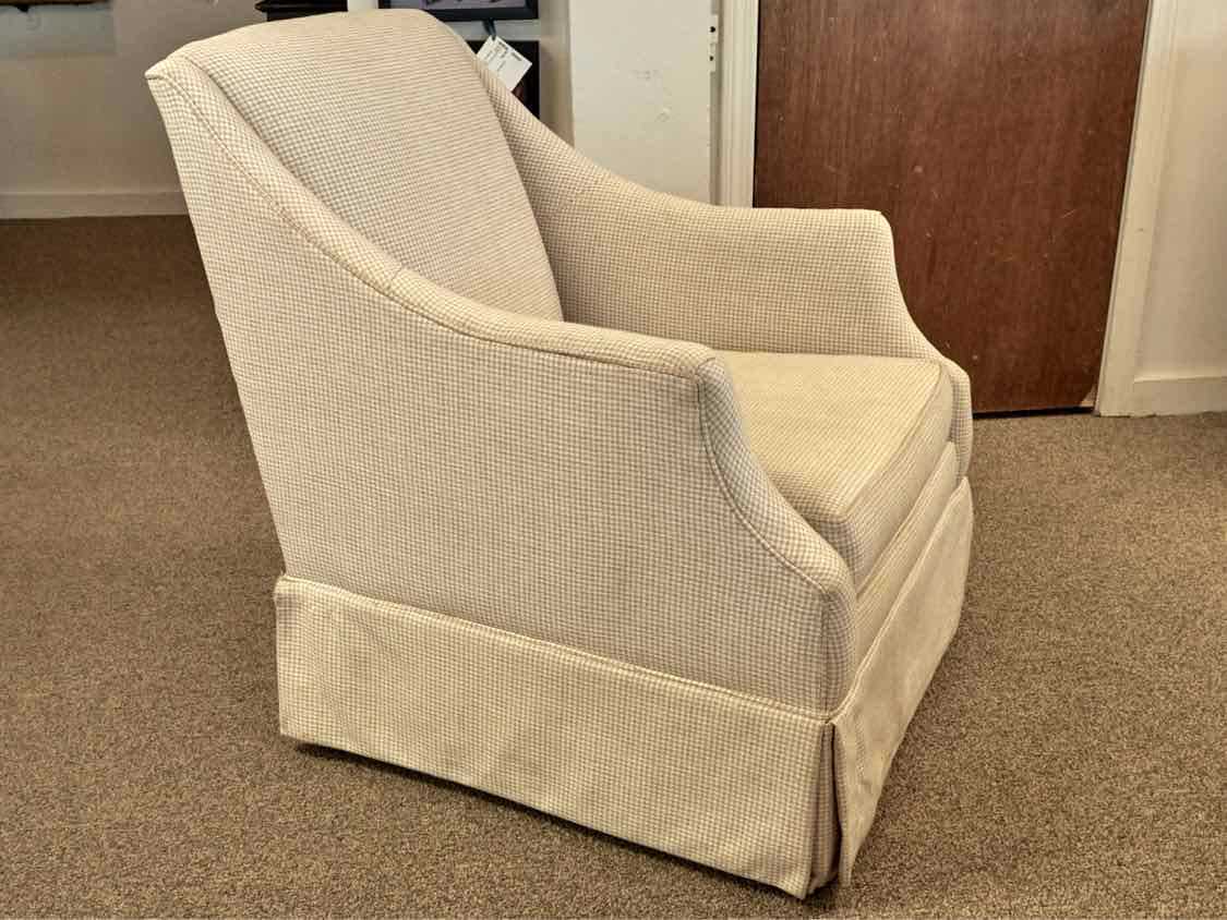 Pair of Sam Moore Tightback Swivel Chairs