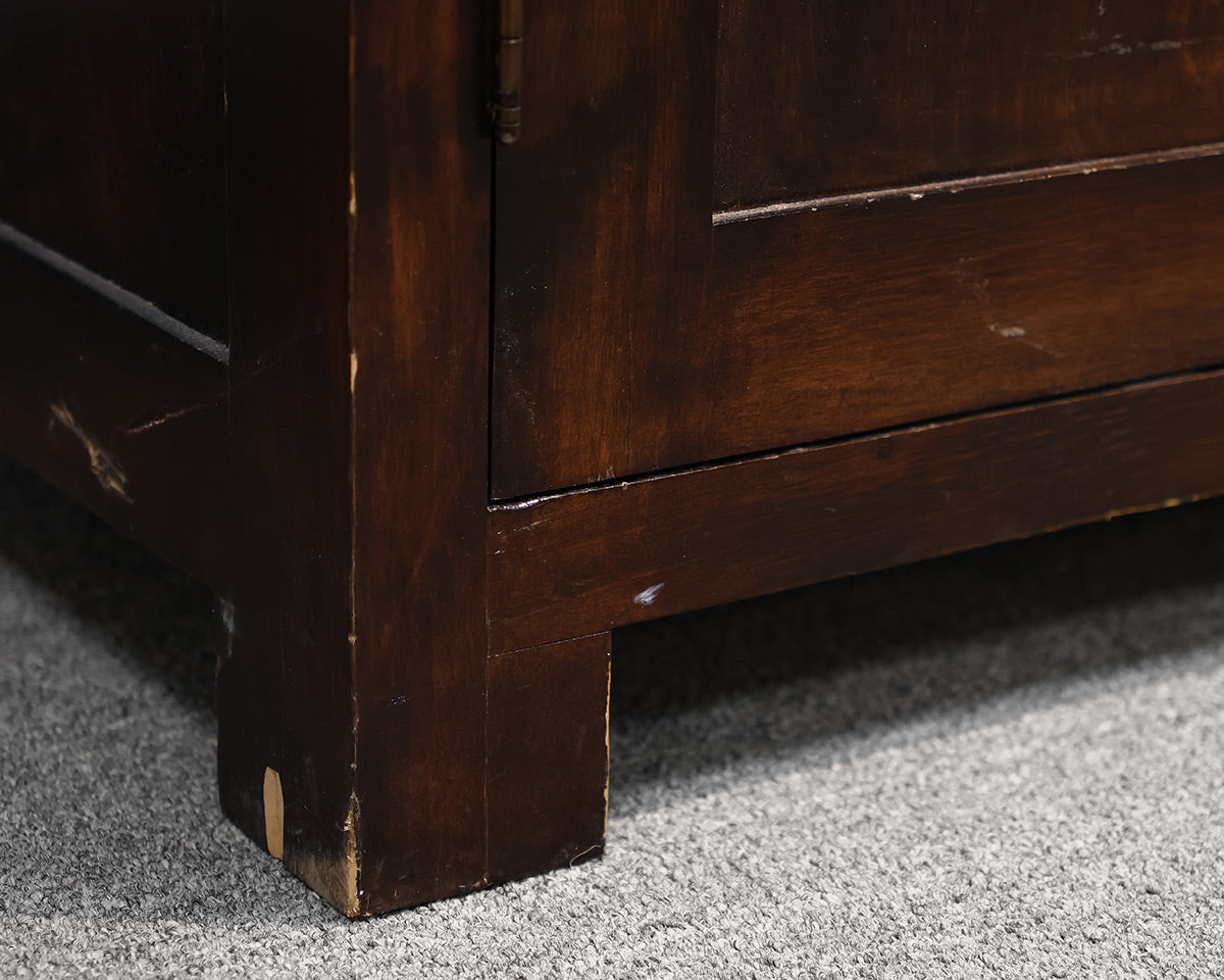 Large Mahogany Farmhouse Sideboard