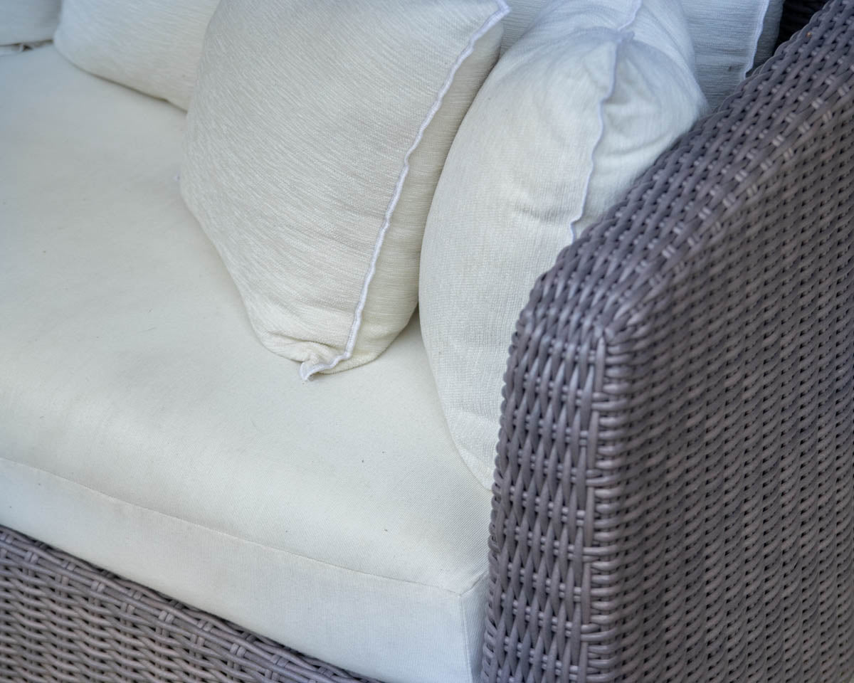 Janus et Cie 'Zeya' Gray Woven Wicker Outdoor Set